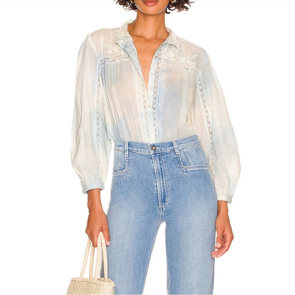 LoveShackFancy
brand: LoveShackFancy
Color:  Lily Pond Hand D…